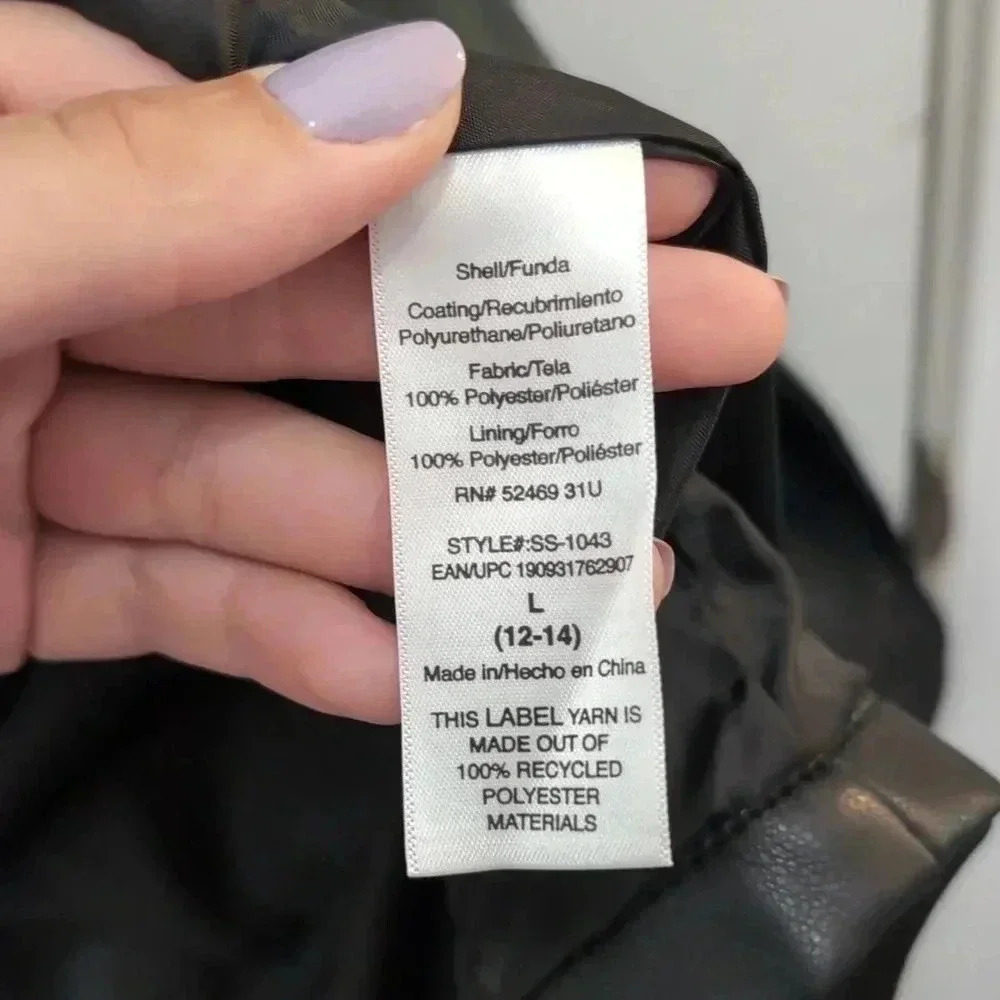 Scoop Women's Faux Leather Moto Jacket - Picture 4 of 11